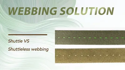 Cinta tejida con lanzadera VS sin lanzadera