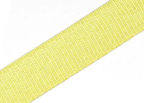 Correa/cinta de Kevlar de alta resistencia amarilla natural